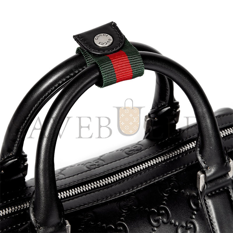 GUCCI GG EMBLEM SMALL DUFFLE BAG 855789 (25*16*14cm) 